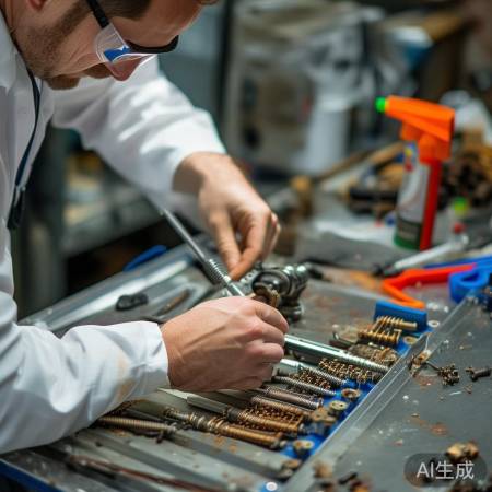 轻拆螺丝防损坏,锈螺丝先喷除锈