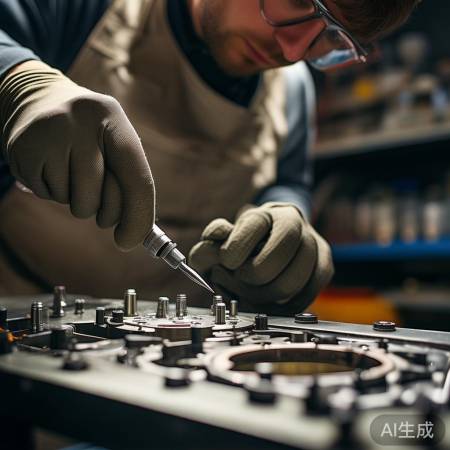 拆卸螺丝，轻柔操作，勿损螺丝。