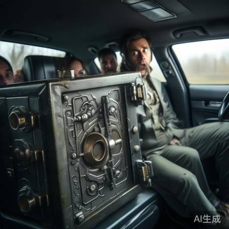 惊险保险柜重击，银行员惊慌失措