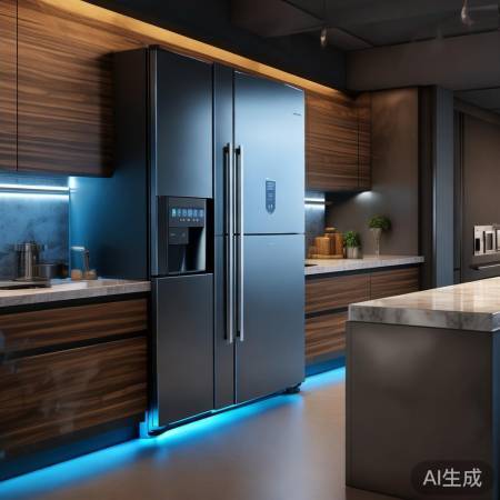 奥克斯冰箱斜角设计，智能家居新