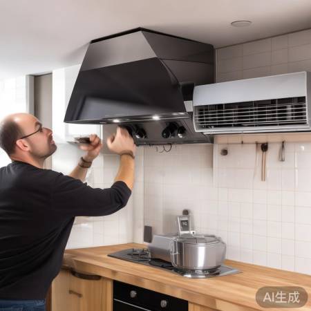 空调油烟安装，注意细节。