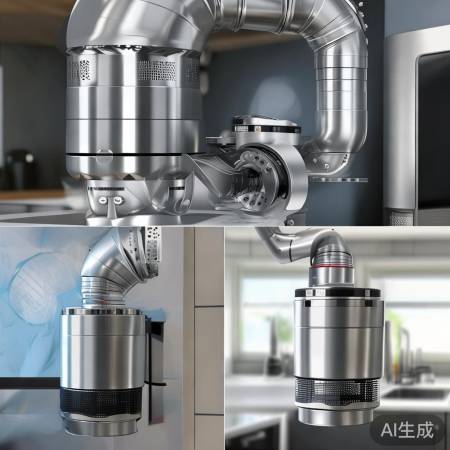 “油烟机止回阀，防油烟倒灌关键