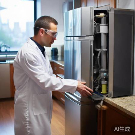 冰箱排水泵，检查与维护。