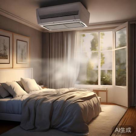 主卧中央空调，舒适一夏一冬