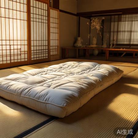 “榻榻米床垫防螨慎洗勿入机”