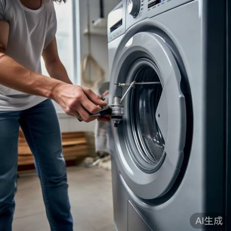 关闭水源，拧螺丝换内丝