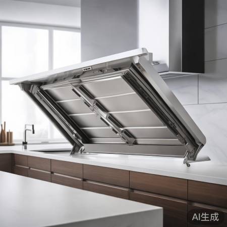 “易拆卸油烟机，清洗方便，使用