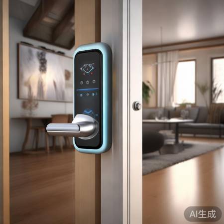 智能锁安装后，全面测试保正常。