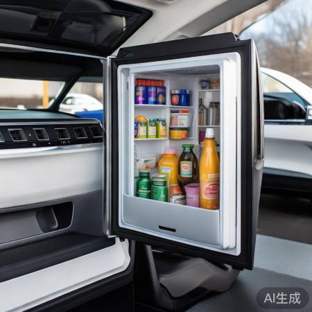 特斯拉Model X，车载冰箱