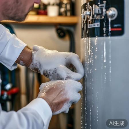 热水器定期清洁，寿命更长。