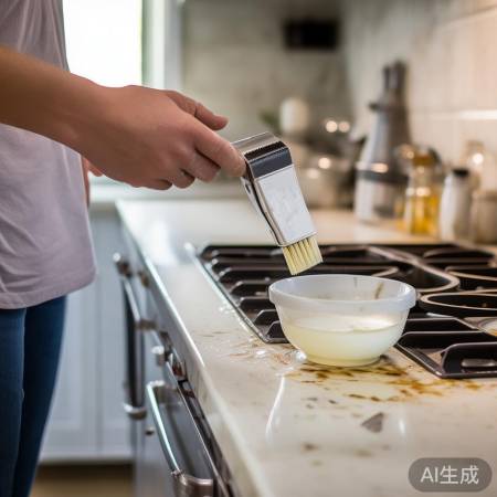 白醋去油，油烟机洁净消毒