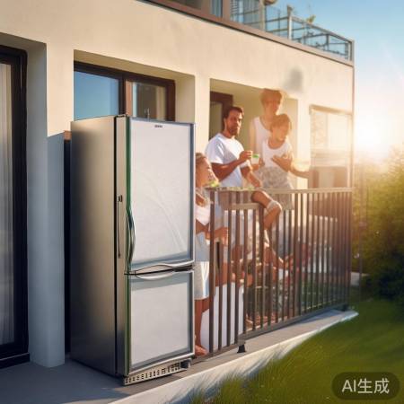 夏日神器,阳台冰箱防晒!