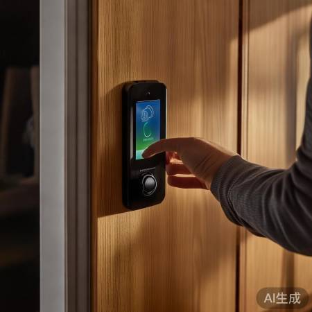 面板换好，指纹锁测试成功！