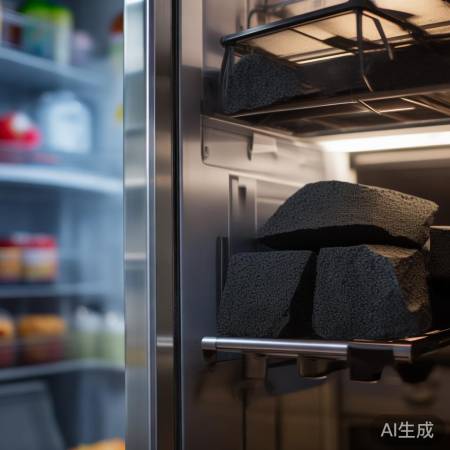 活性炭吸附冰箱异味，清新生活！