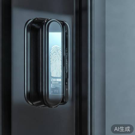 指纹锁存模板，比对解锁。