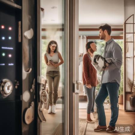 智能锁时尚便捷,霸王锁安全传统