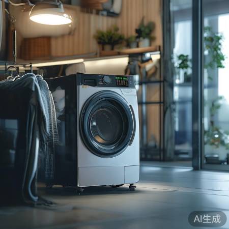 “洗衣黄金时段，节能高效洗护。