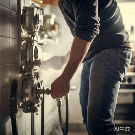 紧急关闭燃气阀，杜绝泄漏险情