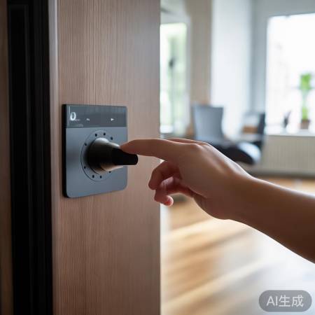 指纹锁测试,成功开锁即完成。