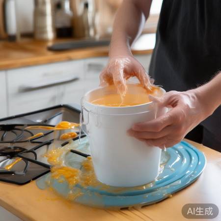 清洁小技巧：热水洗油烟机，防粘