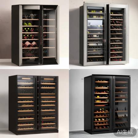 多种红酒柜，满足不同需求。