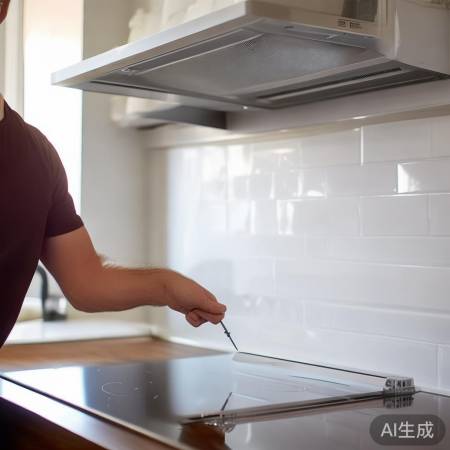 安装烟机,固定支架,集成灶上方