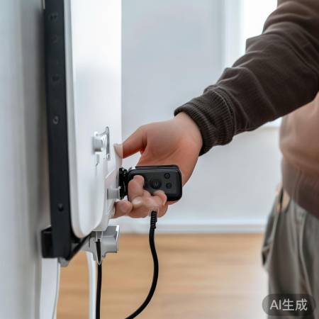 检查壁挂炉电源线