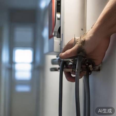 检查壁挂炉电源线