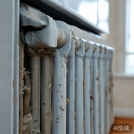 散热器堵塞，壁挂炉过热