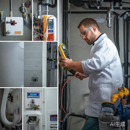 检查壁挂炉电源及故障代码