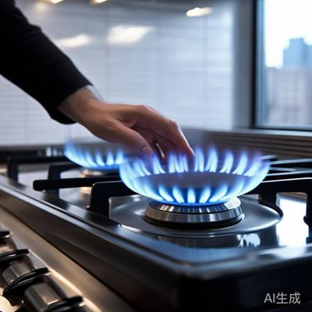 调整燃烧器，充分燃烧