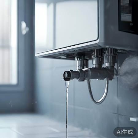 检查排水阀，防壁挂炉漏水